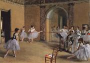 Dance Foyer at the Opera, Germain Hilaire Edgard Degas